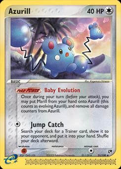 Sandstorm Azurill #31 card