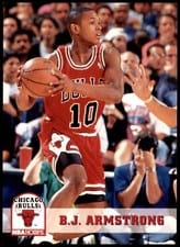 1993-94 Hoops Base Set B.J. Armstrong #25 card