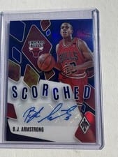 2023-24 Panini Phoenix Scorched Signatures B.J. Armstrong #SCS-BJA card