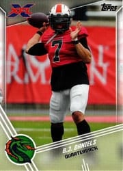 2020 Topps XFL Base Set B.J. Daniels #131 card