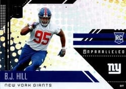 2018 Panini Unparalleled Base Set B.J. Hill #268 card