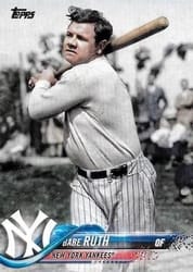 2018 Topps Update Base Set Babe Ruth #US7b card