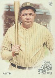 2019 Topps Allen & Ginter Base Set Babe Ruth #3 card