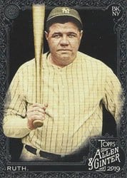 2019 Topps Allen & Ginter X Base Set Babe Ruth #3 card