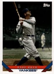 2019 Topps Archives Base Set Babe Ruth #201 card