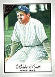 2019 Topps Gallery Base Set Babe Ruth #158 card