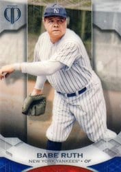 2019 Topps Tribute Base Set Babe Ruth #90 card
