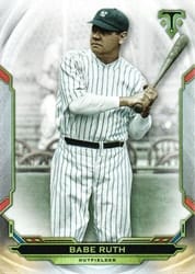 2019 Topps Triple Threads Base Set Babe Ruth #57 card