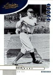 2020 Panini Absolute Base Set Babe Ruth #90 card