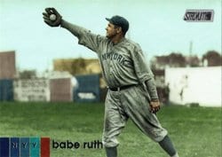 2020 Stadium Club Base Set Babe Ruth #3 card