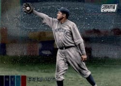2020 Stadium Club Chrome Base Set Babe Ruth #3 card