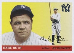 2020 Topps Archives Base Set Babe Ruth #1 card