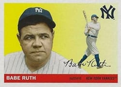 2020 Topps Archives Base Set Babe Ruth #1 card