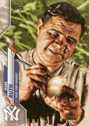 2020 Topps Base Set Babe Ruth #335c card