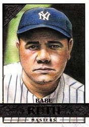 2020 Topps Gallery Base Set Babe Ruth #173 card