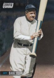 2021 Stadium Club Chrome Base Set Babe Ruth #32 card
