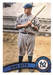 2021 Topps Archives Base Set Babe Ruth #259 card