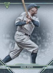 2021 Topps Triple Threads Base Set Babe Ruth #75 card