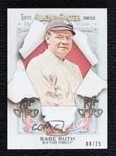 2022 Topps Allen & Ginter Rip Cards Babe Ruth #RC-BR