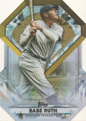 2022 Topps Diamond Greats Die-Cuts Babe Ruth #DGDC-19 card