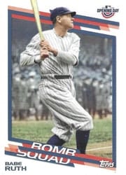 2022 Topps Opening Day Bomb Squad Babe Ruth #BS-7 card