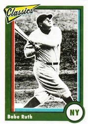 2023 Panini Chronicles Classics Babe Ruth #31 card
