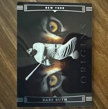 2023 Panini Chronicles Tiger Eyes Babe Ruth #TIG-BR card
