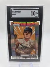 2023 Panini Prizm Manga Babe Ruth #MGA9 card