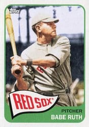 2023 Topps Archives Base Set Babe Ruth #112 card