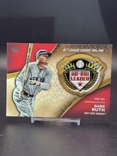 2023 Topps Crowning Achievements Commemorative Patches Babe Ruth #CA-BR card
