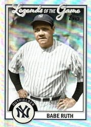 2023 Topps Legends of the Game Babe Ruth #LG-9 card