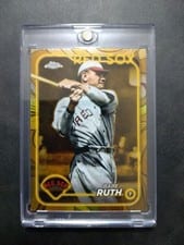 2024 Topps Gilded Collection Base Set Babe Ruth #3 card