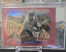 2024 Topps Pristine 7 Wonders Babe Ruth #7W-6 card