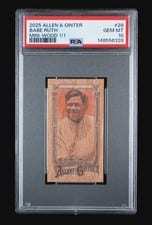 2025 Topps Allen and Ginter Babe Ruth #28 card