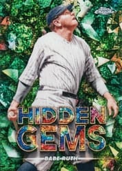 2025 Topps Hidden Gems Babe Ruth #HG-5 card