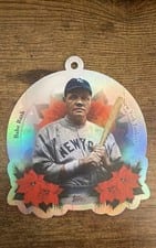 2025 Topps Holiday Oversized Die-Cut MLB Ornaments Babe Ruth #OO-13 card