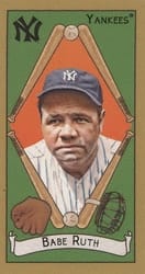 2025 Topps T205 Base Set Babe Ruth card