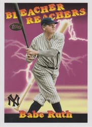 2025 Topps Update Bleacher Reachers Babe Ruth #BR-23 card