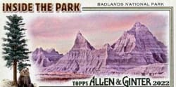 2022 Topps Allen & Ginter Mini Inside the Park Badlands National Park #ITP-28 card