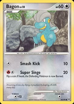 2009 Arceus Bagon #52 card
