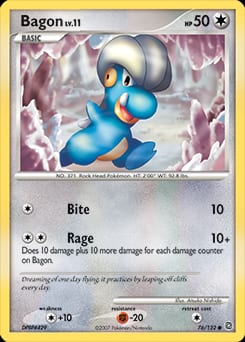 2007 Secret Wonders Bagon #76 card