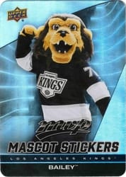 2025-26 Upper Deck MVP Mascot Stickers Bailey #MS-12 card