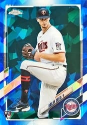 2021 Topps Chrome Update Sapphire Edition Base Set Bailey Ober #US84 card