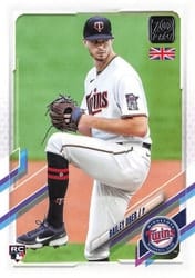 2021 Topps UK Edition Base Set Bailey Ober #38 card