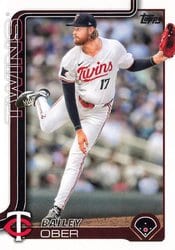 2025 Topps Base Set Bailey Ober #12 card