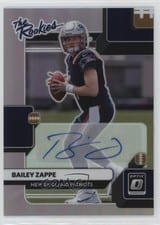 2022 Donruss Optic The Rookies Autographs Bailey Zappe #TR-4 card