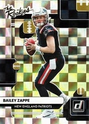 2022 Donruss The Rookies Bailey Zappe #TR-28 card