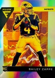 2022 Panini Chronicles Flux Rookies Bailey Zappe #FX-4 card