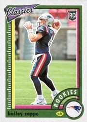 2022 Panini Classics Base Set Bailey Zappe #171 card