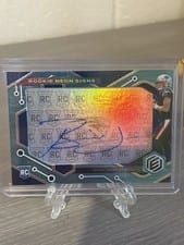 2022 Panini Elements Rookie Neon Signs Bailey Zappe #RNS-BZ card